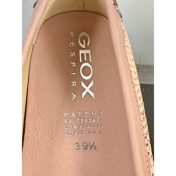 NWT GEOX Respira Women’s Pink Python Leather Loafers Sze 9.5  $120 - Picture 10 of 17